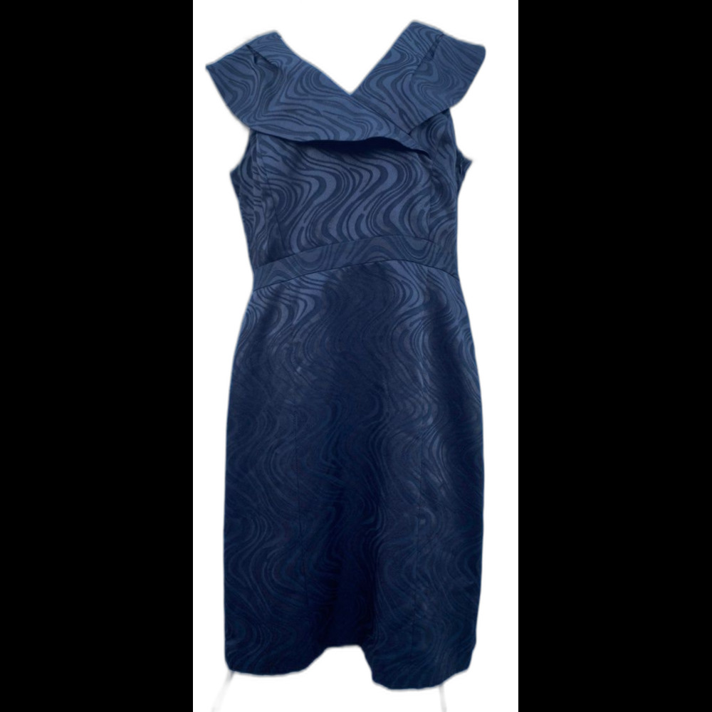 Tahari Arthur S. Levine Sheath Cocktail Dress Black  Womens sz 6